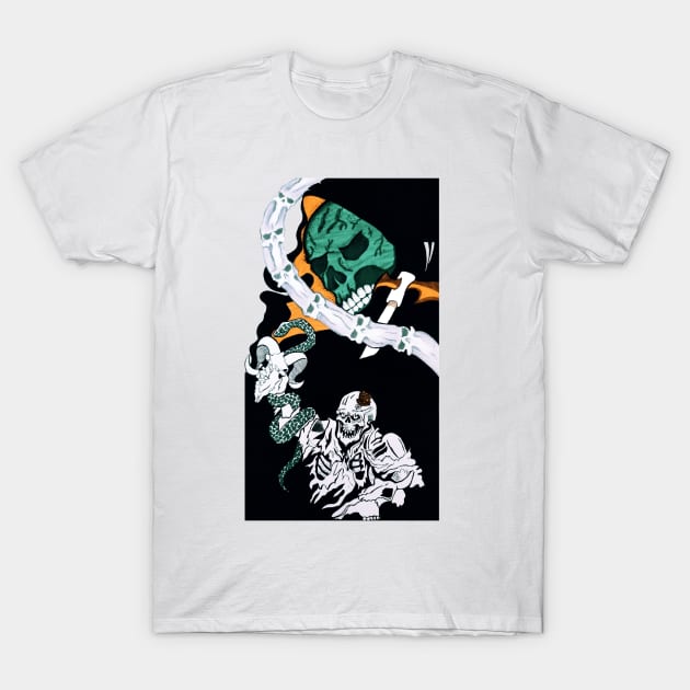 Skull artwork T-Shirt by Smriti_artwork